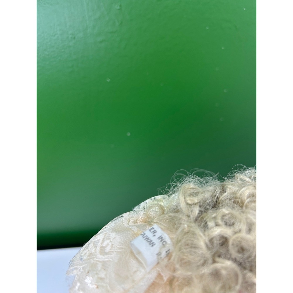 Vintage 1984 Kurt S Adler Porcelain Angel Christmas Ornament Lace Cream Gold - Picture 5 of 6